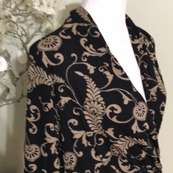 KAREN KANE FRONT WRAP TOP - Picture 4 of 5